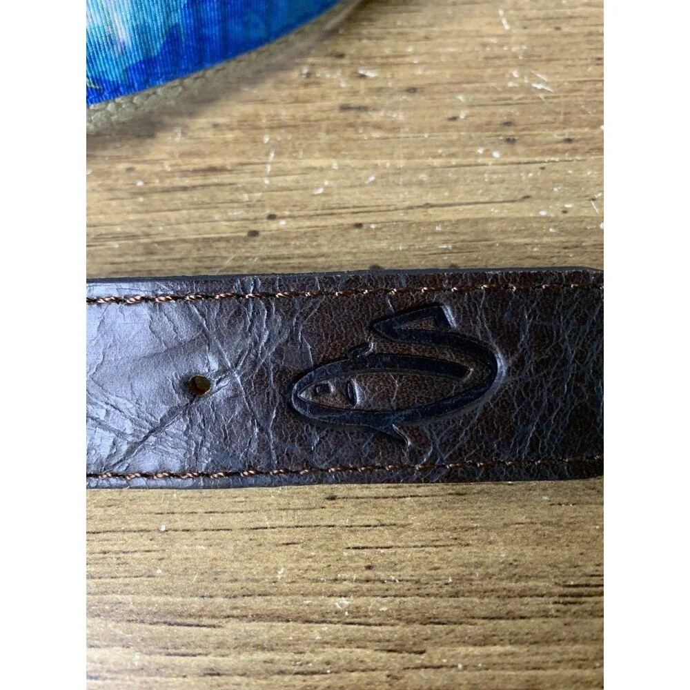 Savlen Fly Fishing Tarpon Ribbon Belt Golf Pickleball Level Wear Cotton/Leather